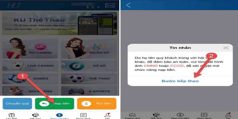 Lưu ý đối với cách mở khóa tính năng nạp tiền